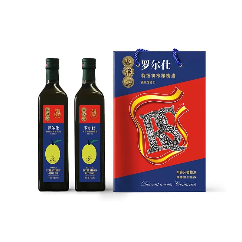 【罗尔仕】 西班牙皇家罗尔仕特级初榨橄榄油750ml 双支