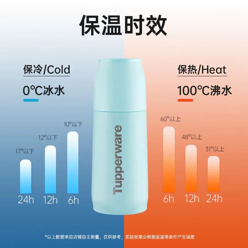 特百惠(Tupperware)真空保温杯370ML 男女学生