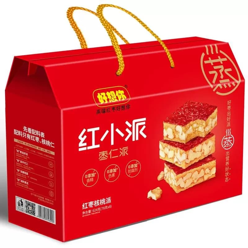 好想你-624g红小派礼盒 休闲零食