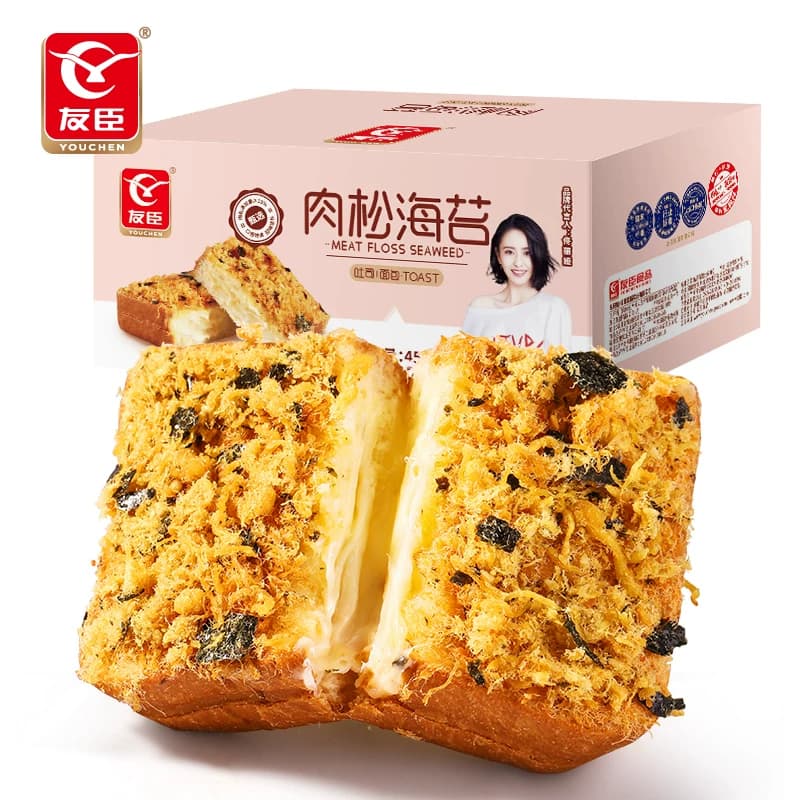 友臣肉松海苔面包1kg