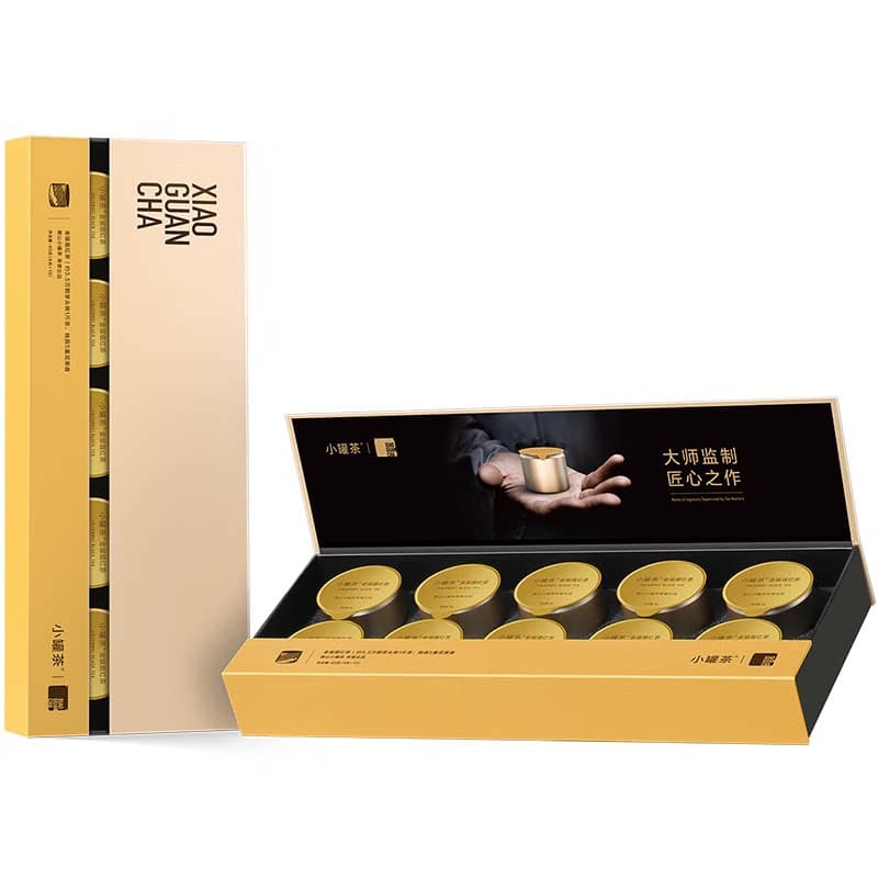 小罐茶 大师系列·金骏眉茶叶10罐装（金罐）4.0版A