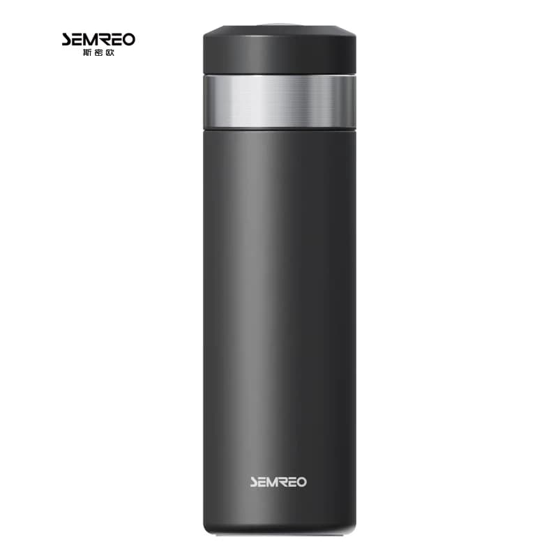 斯密欧 SEMREO星途速开保温杯子MR121-500 黑色500ml