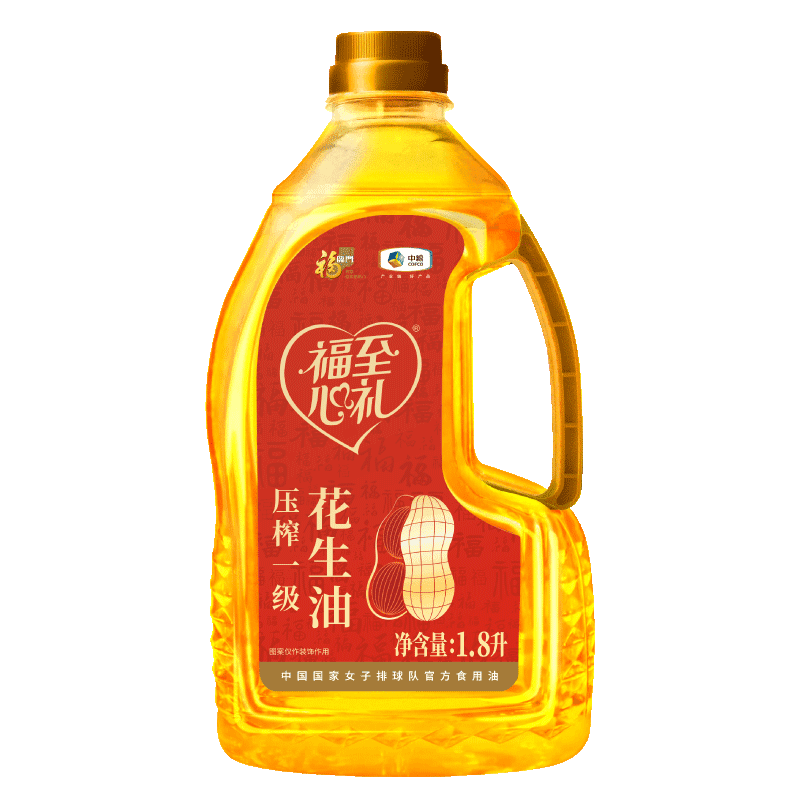 中粮福临门福至心礼压榨一级花生油