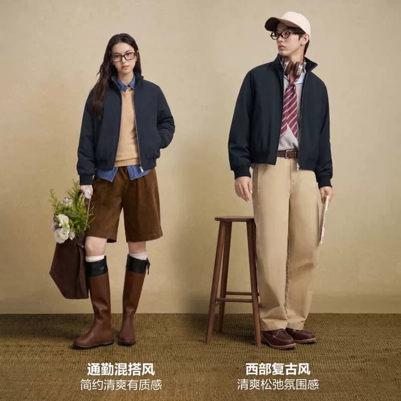 波司登（BOSIDENG）羽绒服 B260135347 宽松立领夹克外套