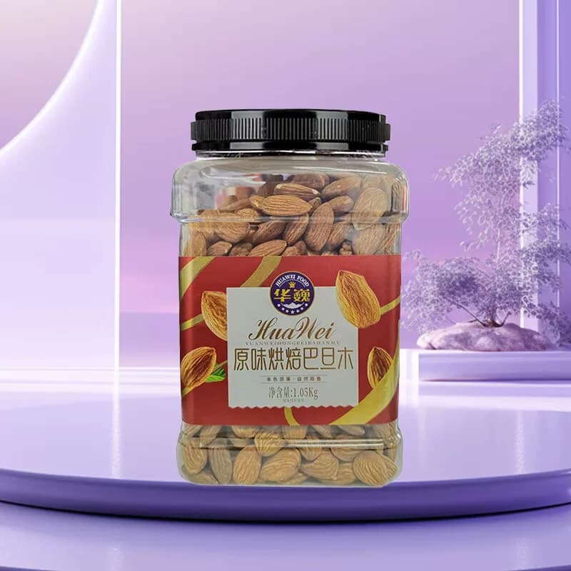 华巍实惠装 原味烘焙巴旦木 1050g