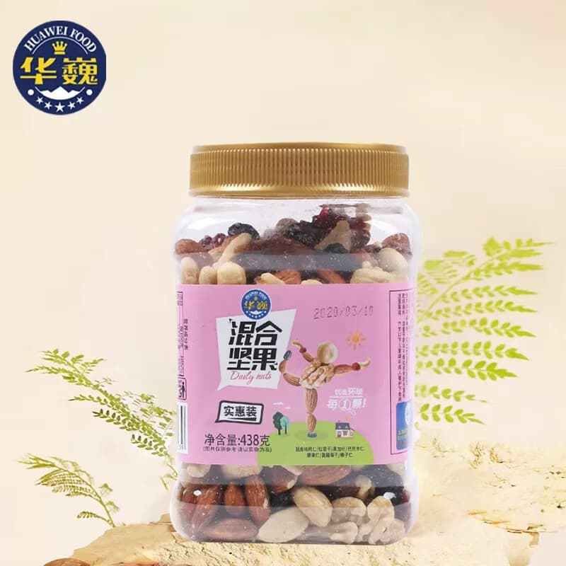 华巍大罐实惠装 混合坚果 C款438g 孕妇健康零食办公食品