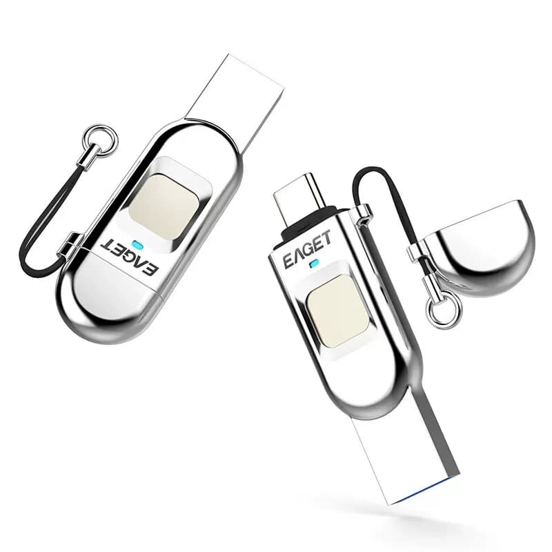 Eaget/忆捷 HF-C01 手机U盘 USB3.1加密双接口 32G 单位:个