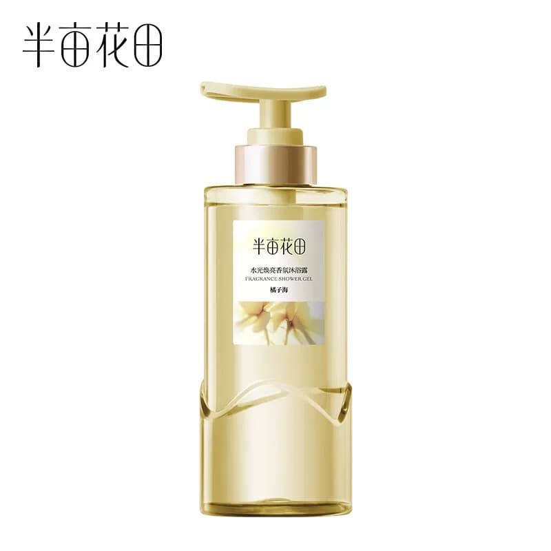 半亩花田50%玫瑰纯露水光焕亮香氛沐浴露橘子海400g单位：瓶
