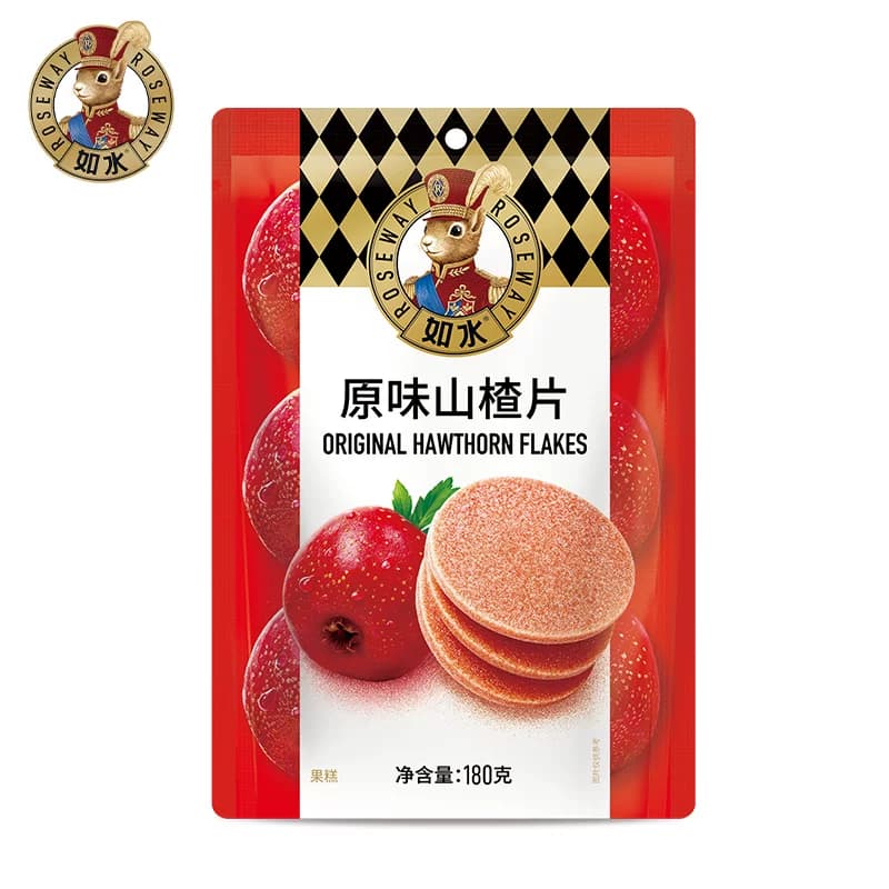 如水原味山楂片3袋装 180g/袋
