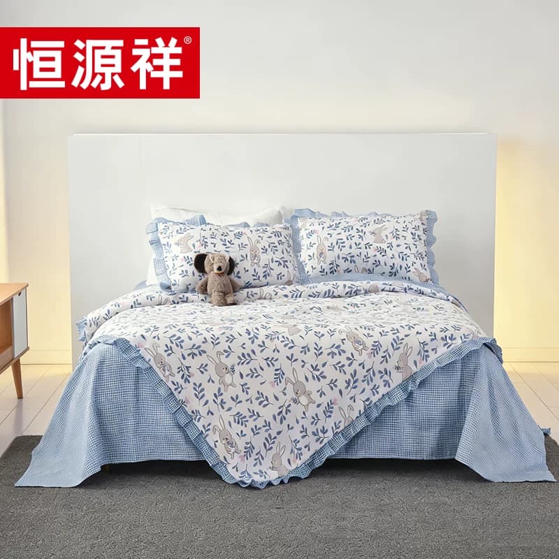 恒源祥TBK2016萌萌兔四件套200*230cm 单位：套