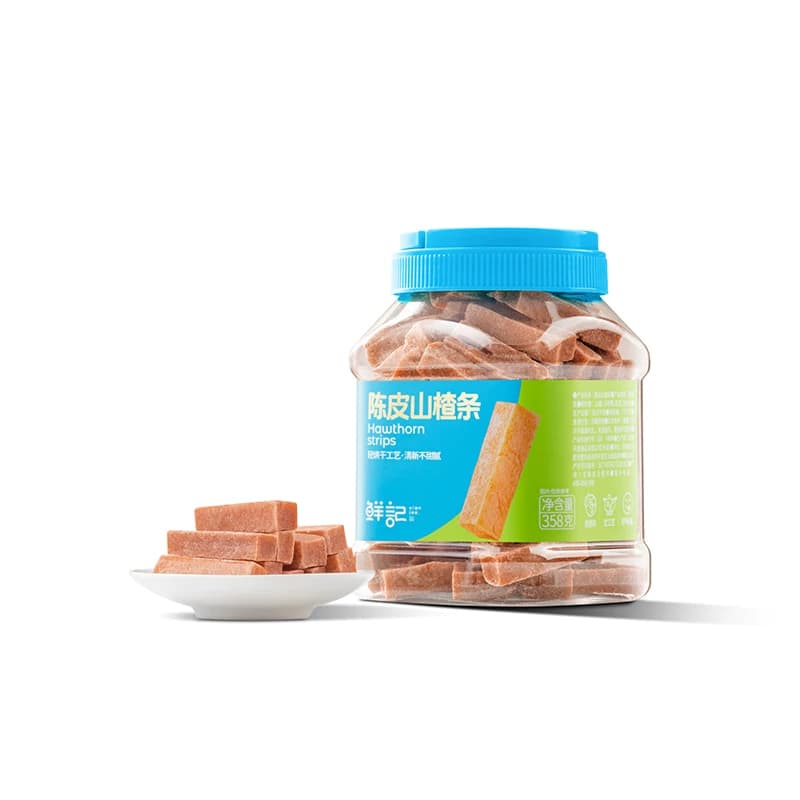 鲜记多巴胺罐装系列陈皮山楂条-DS699 1罐358g