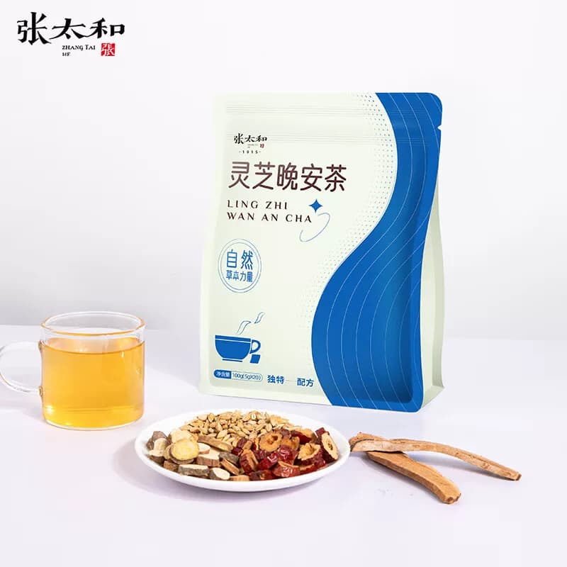 张太和灵芝晚安茶100g(5g*20)*3袋