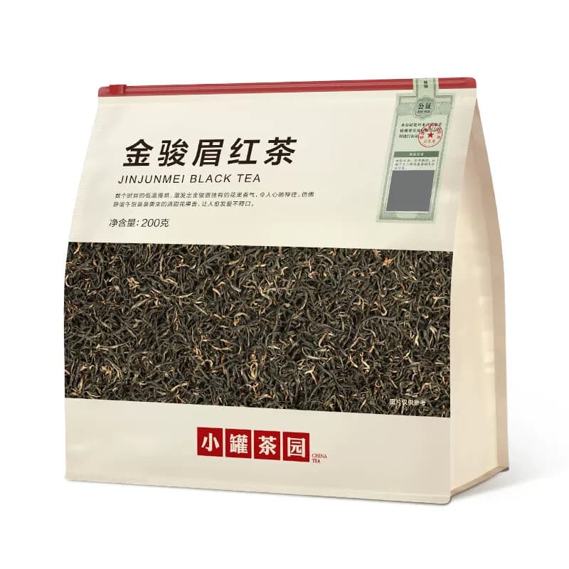 小罐茶园 口粮系列量贩装金骏眉红茶200g
