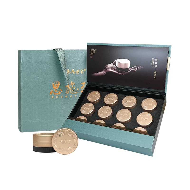 茶马世家®非凡匠心（蓝）特级恩施玉露小罐茶礼盒装156g