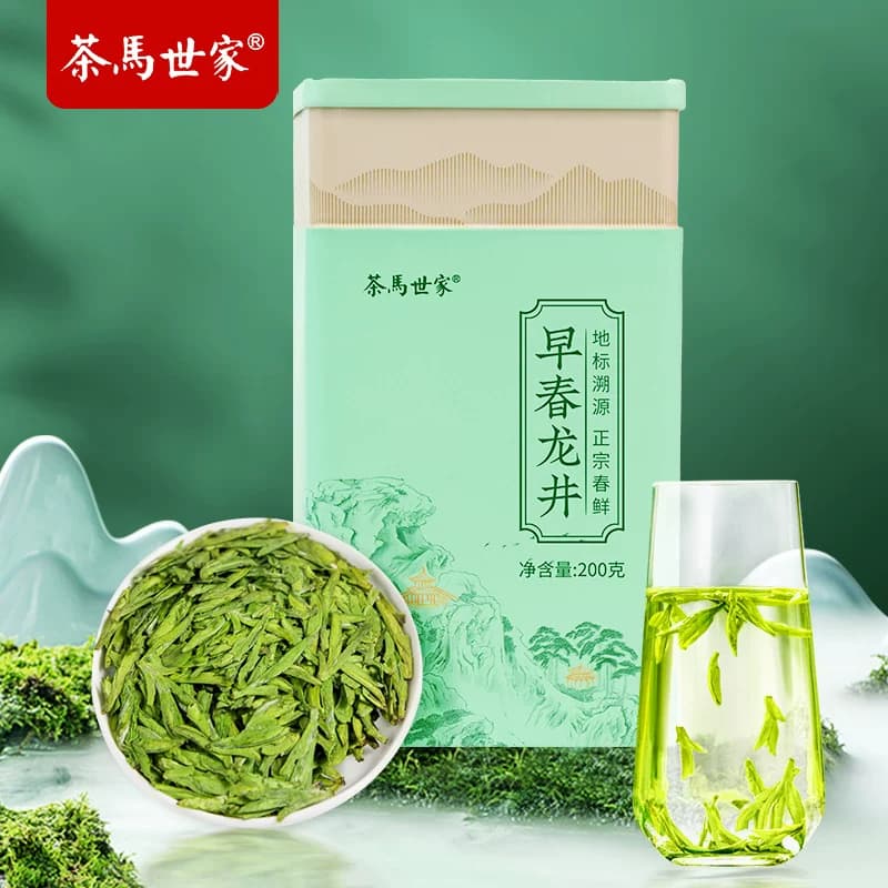 茶马世家®龙井一级单铁罐装200g