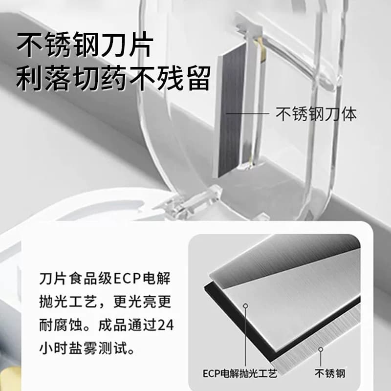 日本切药器一分二四分一便携式药盒储药盒精准切割剪,详情图 2