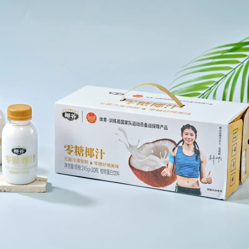椰谷零糖鲜椰汁健身控糖0防腐椰子汁饮品椰奶果汁饮料整箱,详情图 3