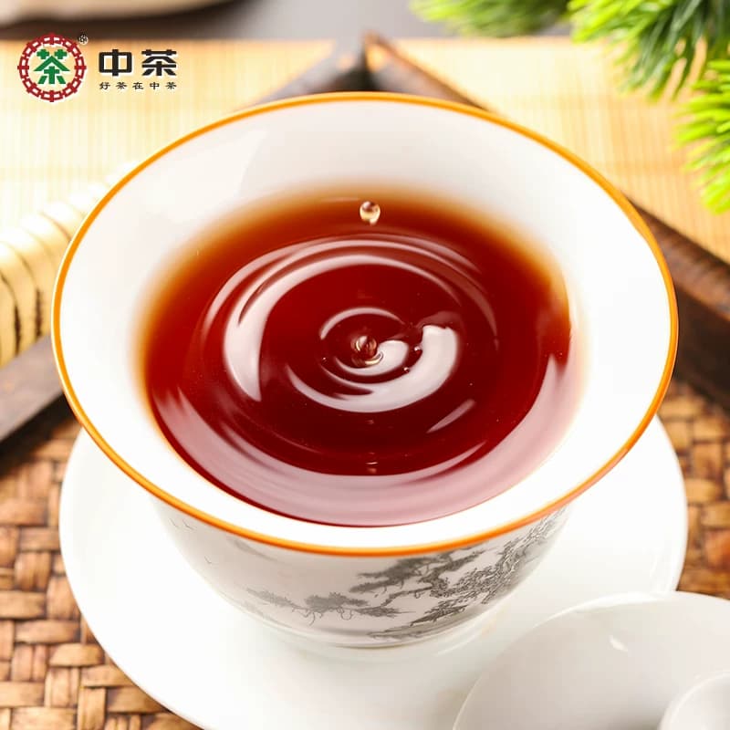 中茶普洱茶Y671熟普散茶罐装 云南普洱茶叶中华老字号