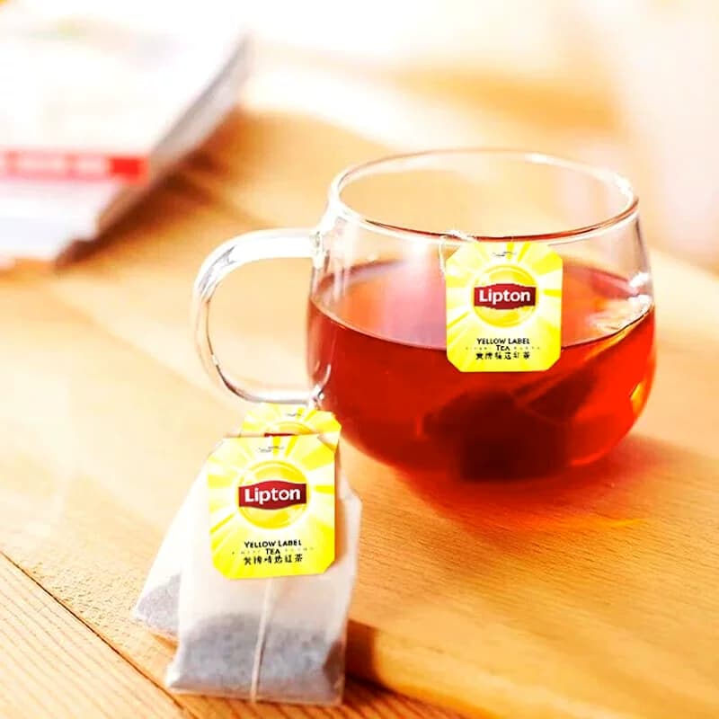 Lipton立顿黄牌精选红茶商务招待袋泡茶自制奶茶办公室提神下午茶,详情图 4