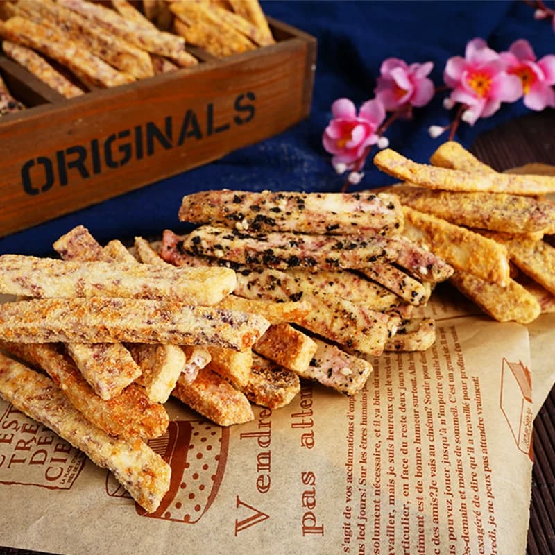 本宫饿了原切荔浦芋头条芋头酥蔬果干露营网红健康小吃休闲零食,详情图 6