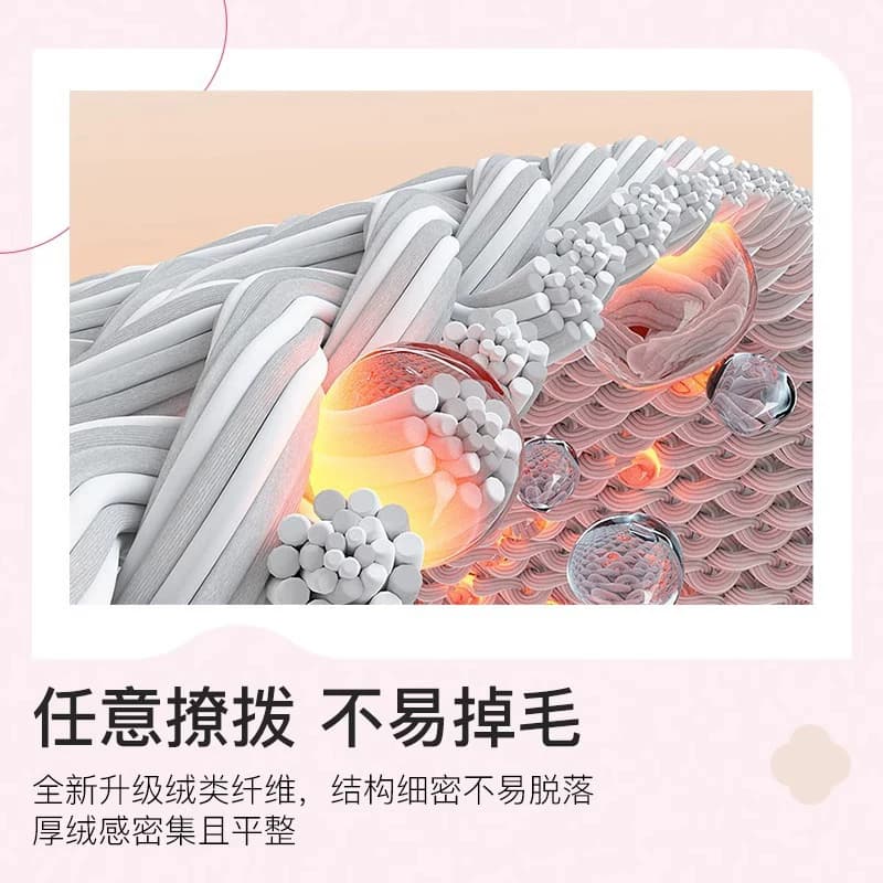无印良品牛奶绒四件套冬季法兰被罩绒珊瑚绒被套床单三件套2025新,详情图 5