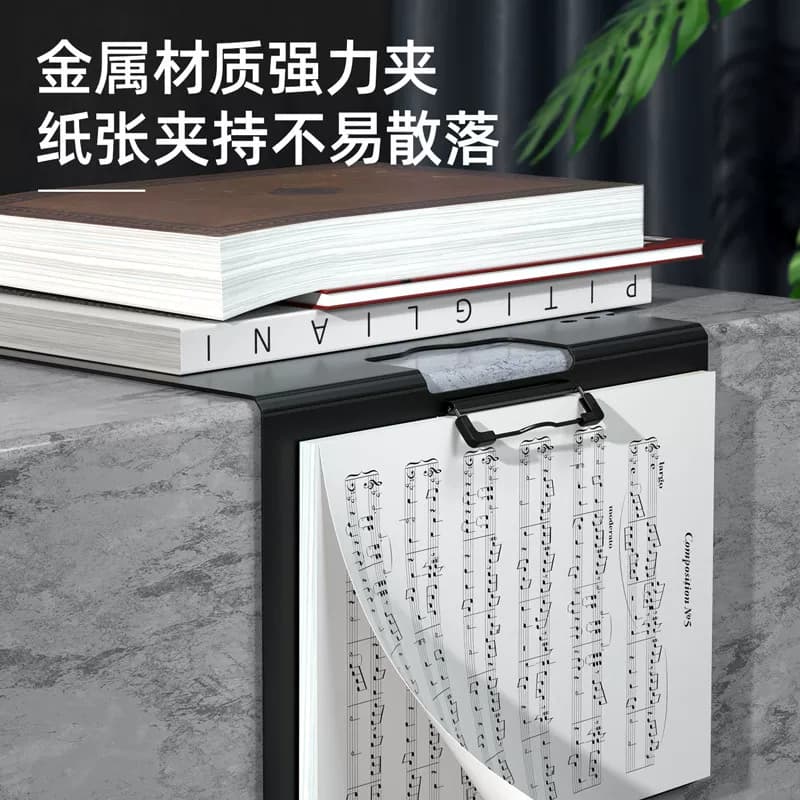 得力A4板夹文件夹档案夹多功能彩色活页双夹夹板写字板办公用垫板夹横竖本夹子加厚试卷乐谱票据资料夹可折叠,详情图 4