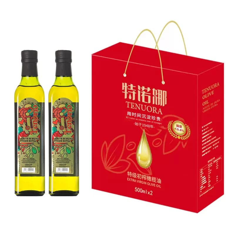 特诺娜特级初榨橄榄油500ML(金标）*2