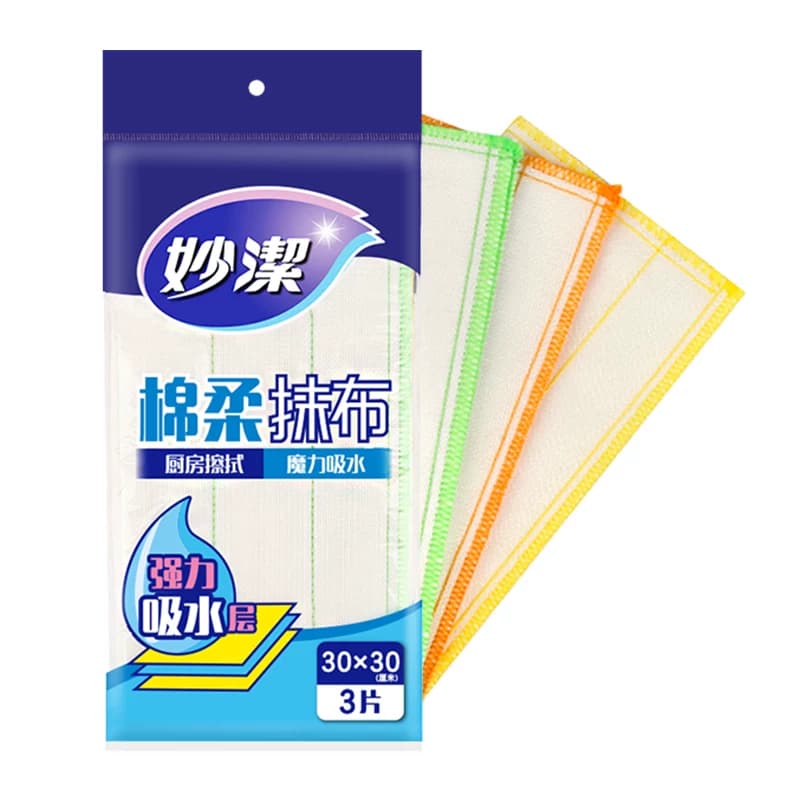 妙洁棉柔抹布    3片装
