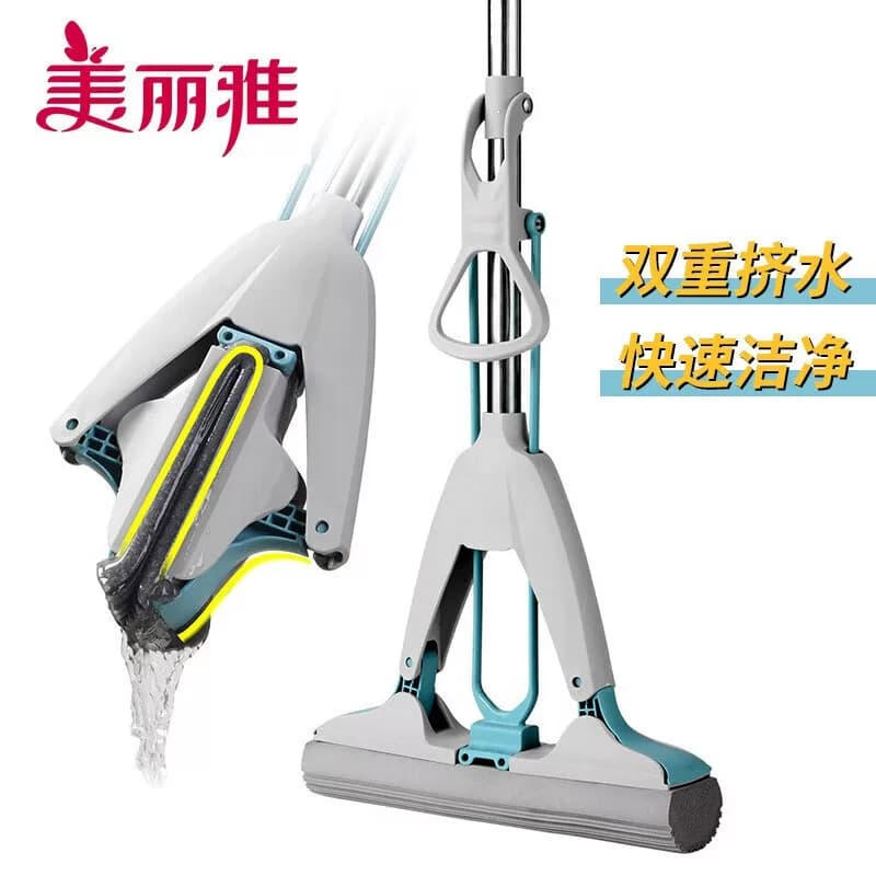 美丽雅优品 玲珑挤水胶棉拖把
