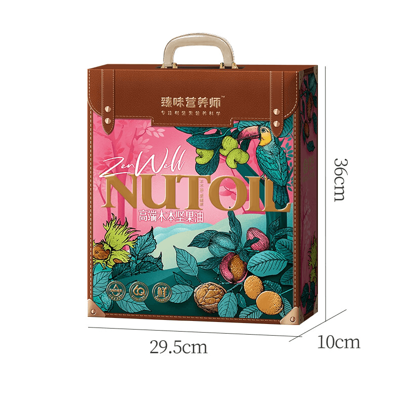 臻味-1L高端木本油*森林木礼（500ML*2）*特价