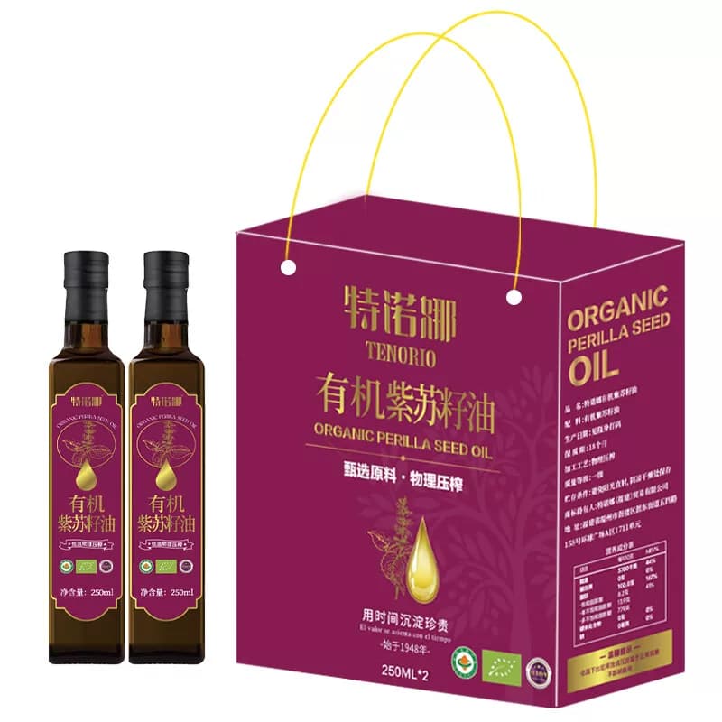 特诺娜有机紫苏籽油250ml*2礼盒装