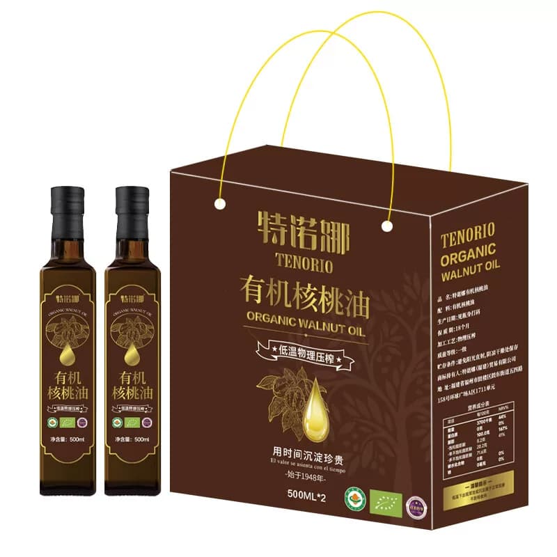 特诺娜有机核桃油500ml*2礼盒装