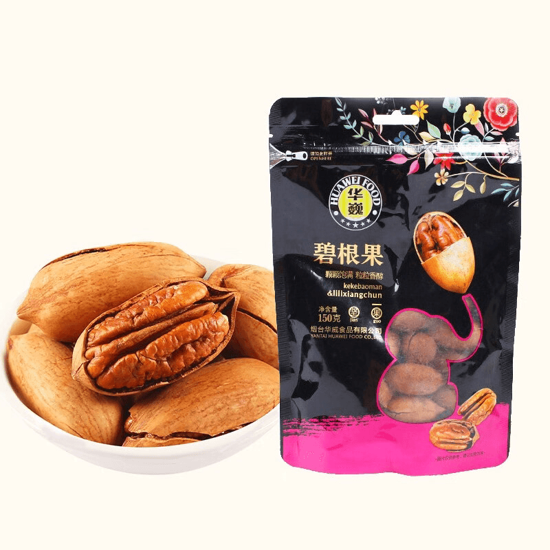 华巍 碧根果 150g 袋装 保质期12个月 10袋起订