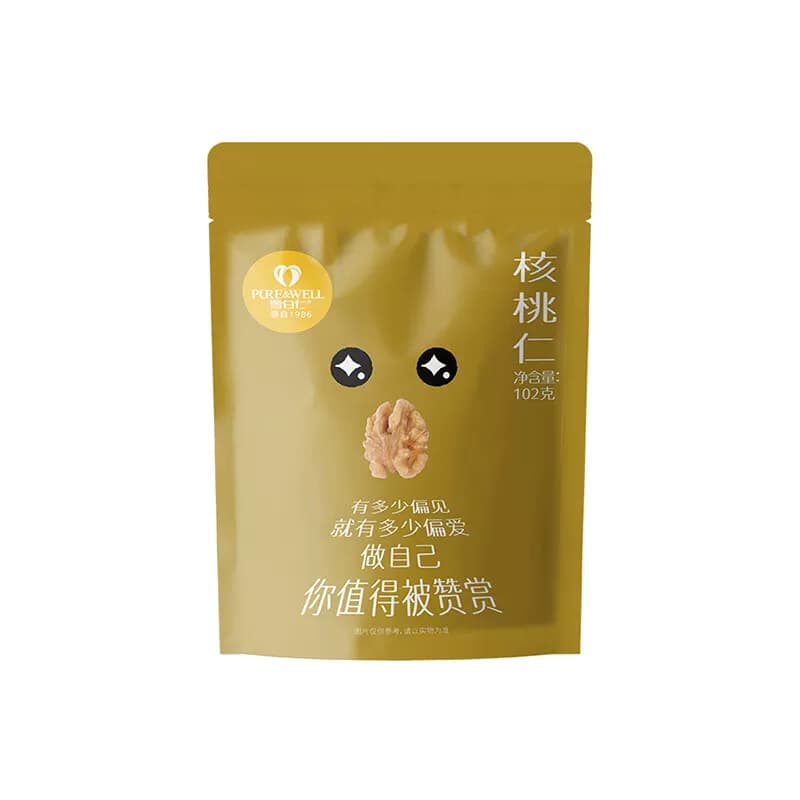 雪白仁 零食核桃仁 102g/袋*2 单位：组