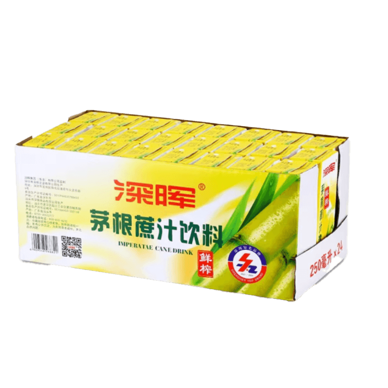 深晖茅根蔗汁饮料250ml*24盒