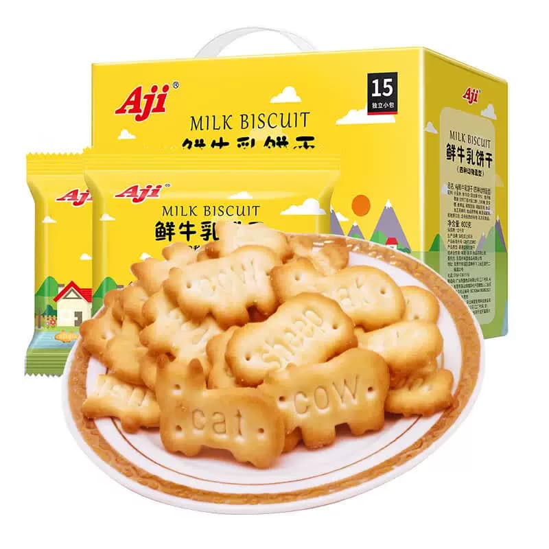 Aji鲜乳动物饼干600g