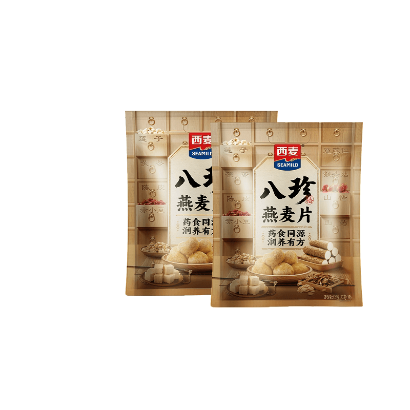 西麦 八珍燕麦片420g*2袋（35g*12/袋）