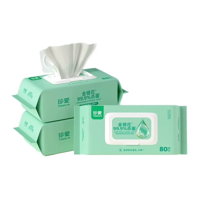 珍爱卫生湿巾80片*3包