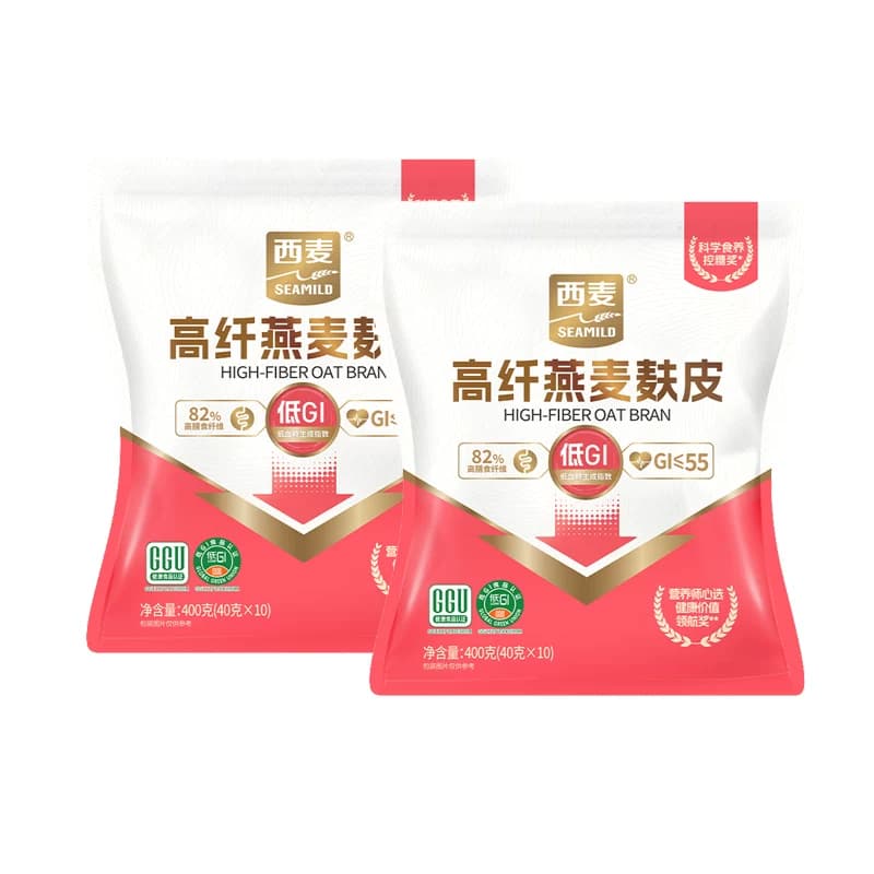 西麦 高纤燕麦麸400g*2袋
