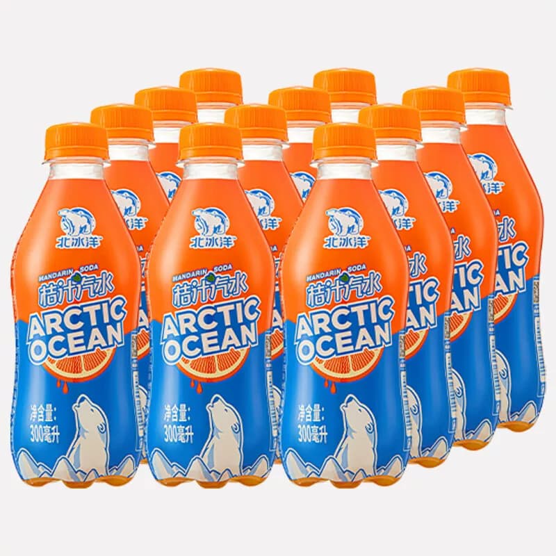 北冰洋桔汁汽水300ML*12PET瓶