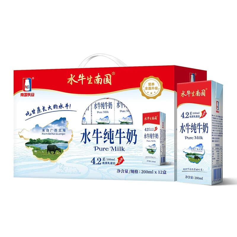 水牛生南国-水牛纯牛奶 200ML*12