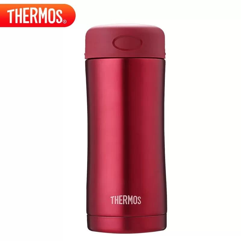 膳魔师（THERMOS）保温杯400ml真空不锈钢保冷水杯子JCG-400 红色