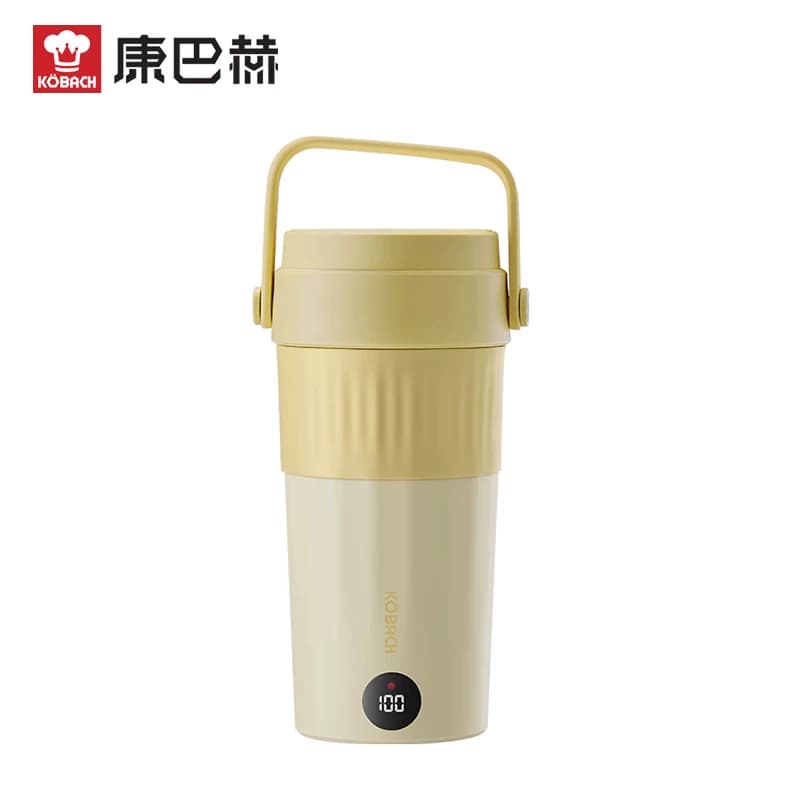 康巴赫纯钛速热拎拎杯-300mL（黄色）