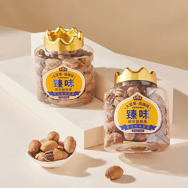 DELICIOUS/品质生活 臻味 臻味罐装南非碧根果500g