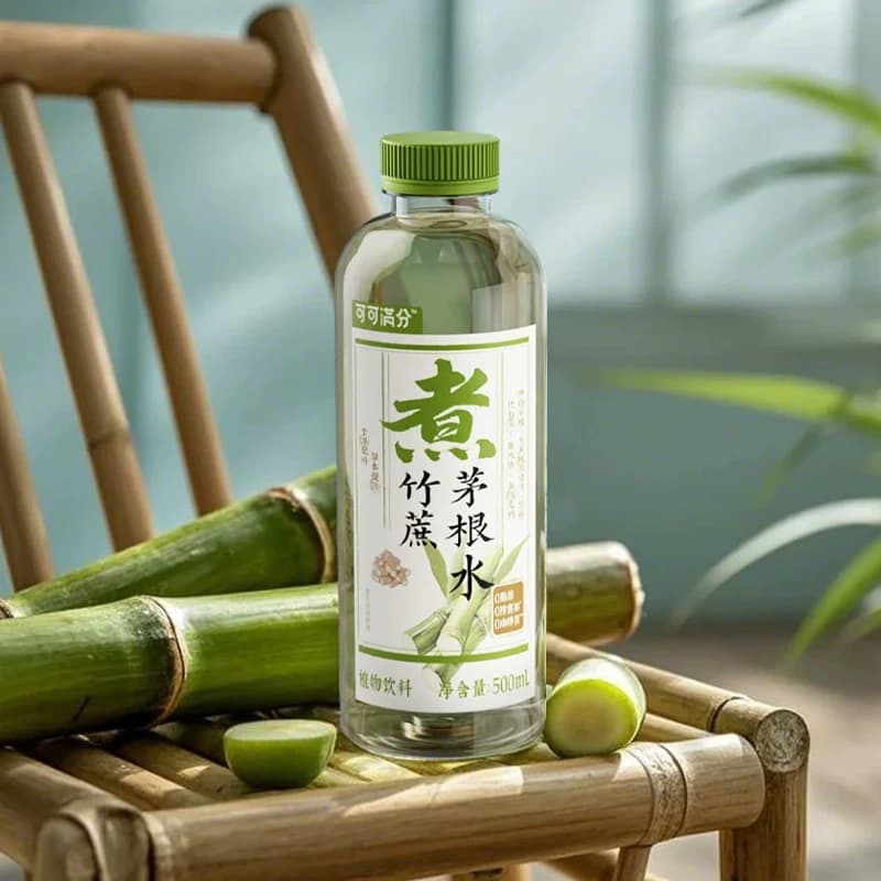 可可满分中式茶饮料低糖健康饮料 竹蔗茅根水500ml*5瓶