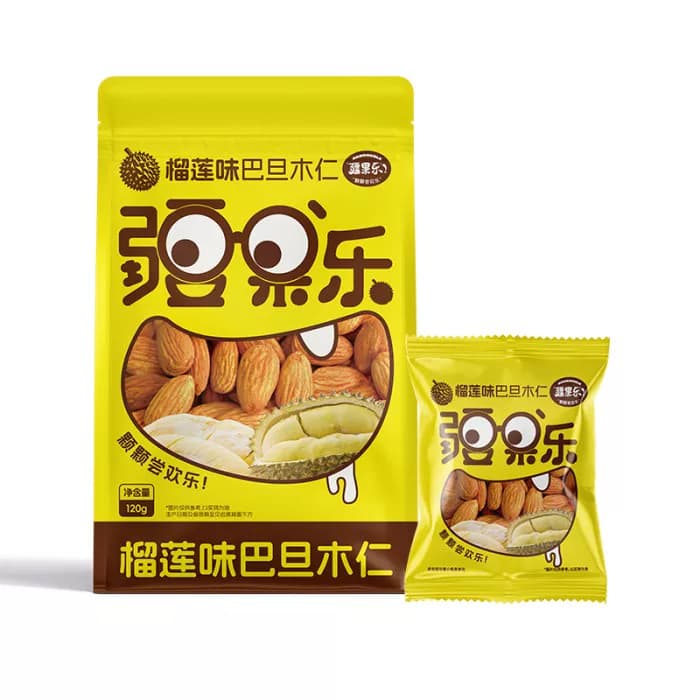 疆果乐榴莲味巴旦木仁120g