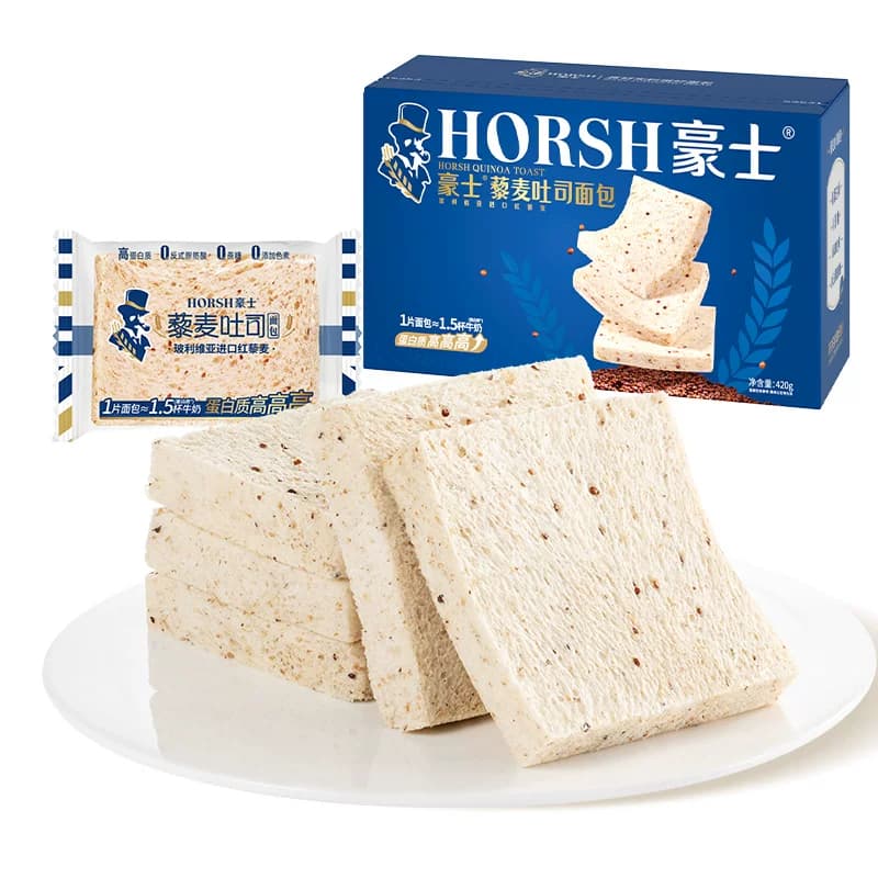 豪士 藜麦吐司420g*2箱 早餐面包下午茶