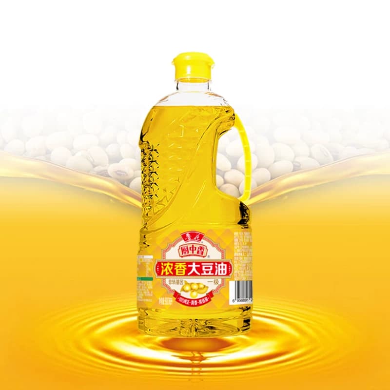 鲁花厨中香浓香大豆油900ml