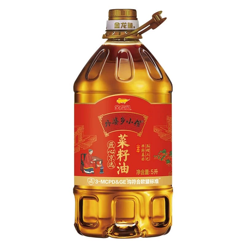 金龙鱼食用油非转基因压榨一级 外婆乡小榨匠心臻选菜籽油