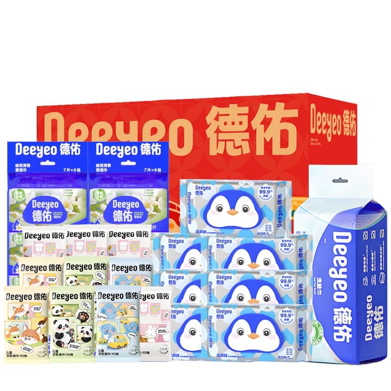 德佑洗脸巾/湿厕纸/湿巾套装JXLD051108单位：套
